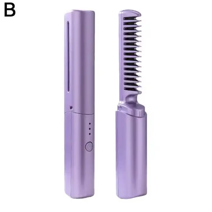 Cordless Styling Comb Portable Mini Hair Straightener