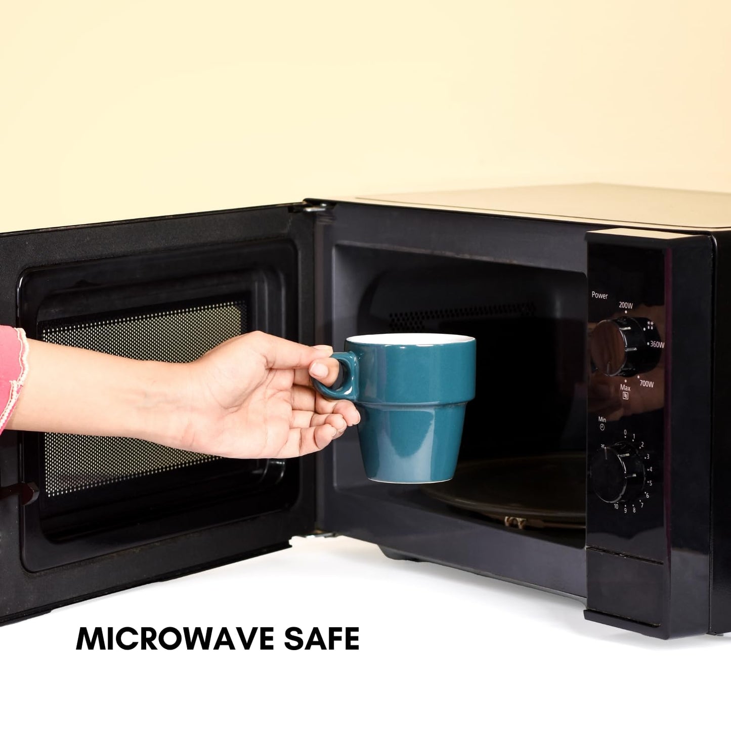 6-Piece Stackable Ceramic Espresso Cups