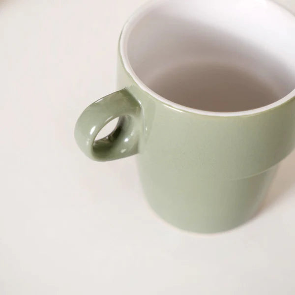 6-Piece Stackable Ceramic Espresso Cups