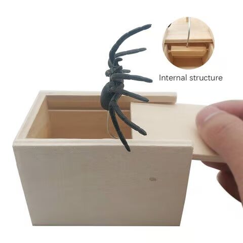 Crazy Spider Prank Box – Endless Laughs Guaranteed!
