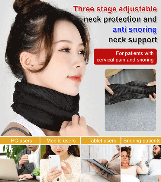 Breathable Adjustable Anti-Snoring Neck Brace