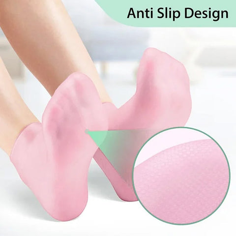 Reusable Crack Healer Silicone Socks(Set Of 2)