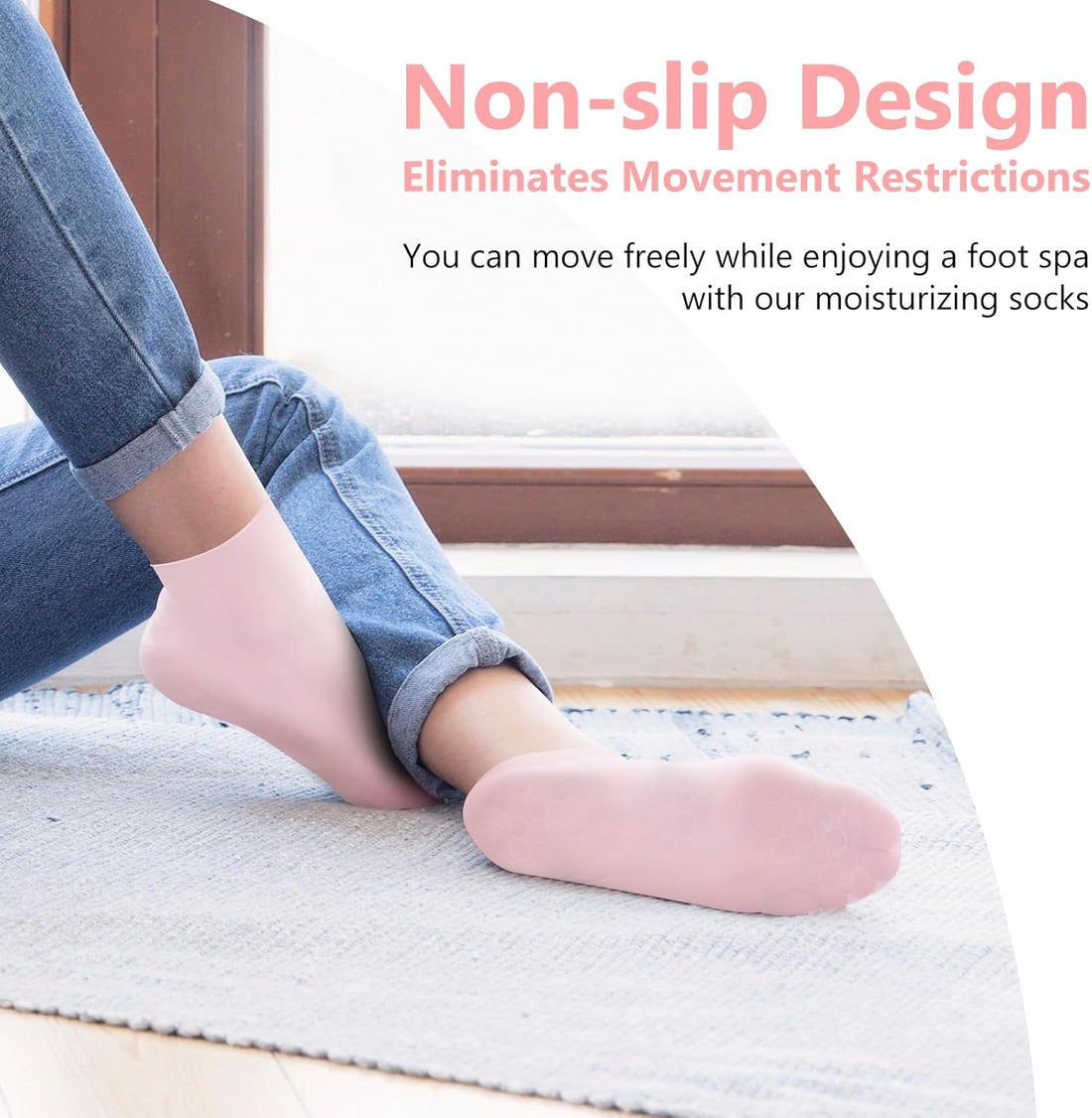 Reusable Crack Healer Silicone Socks(Set Of 2)