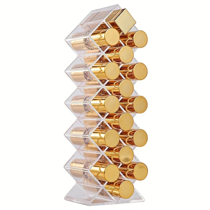 Chic Crystal Maze Lipstick Organizer