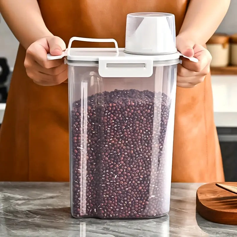Airtight Dry Food Storage Containers and Dispenser