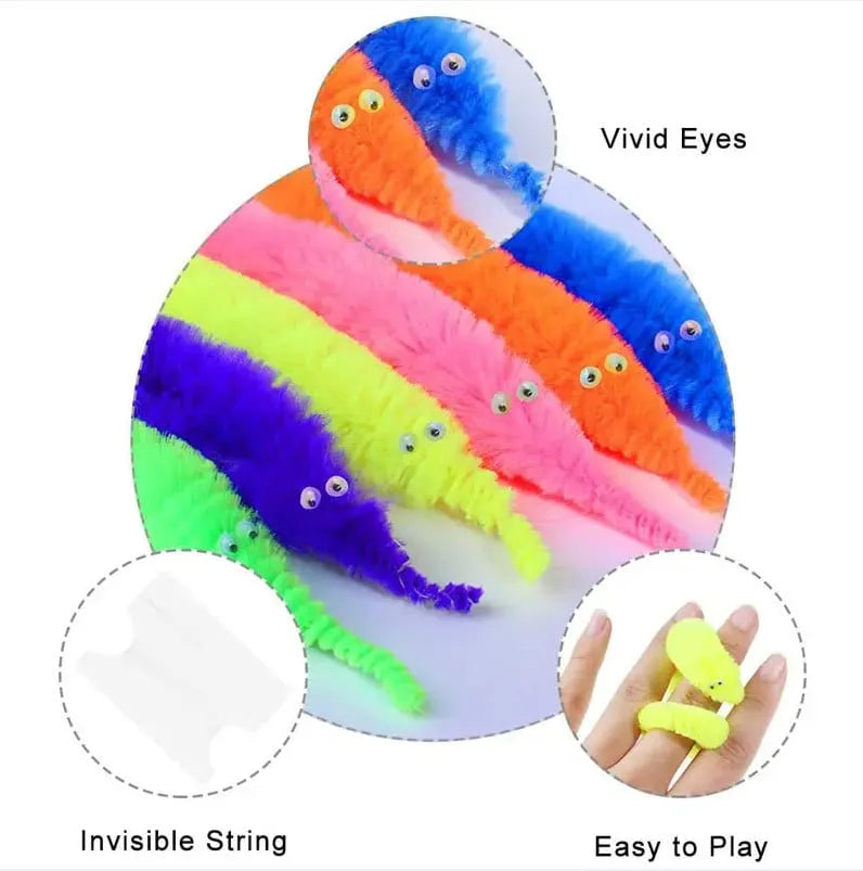 Rainbow Magic Twisty Worm Wiggling Toy 🌈✨