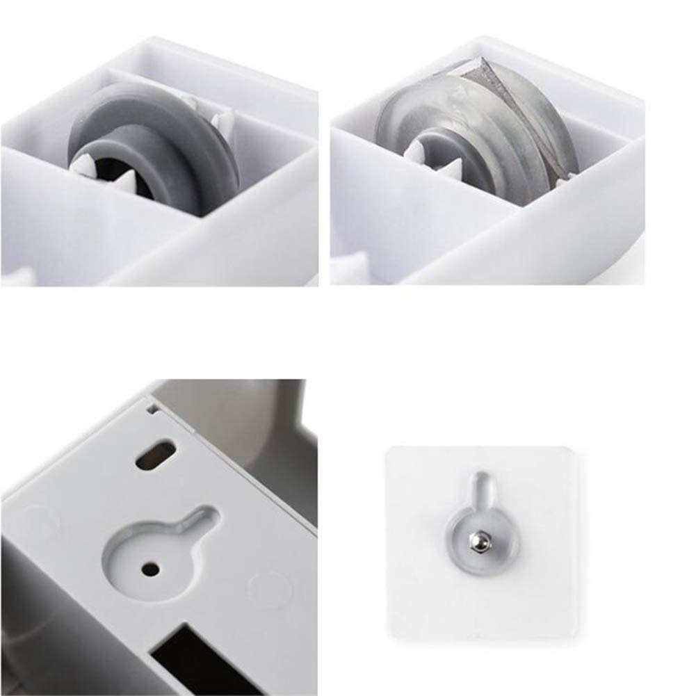Wall-Mounted Paper Towel & Foil Dispenser Rack