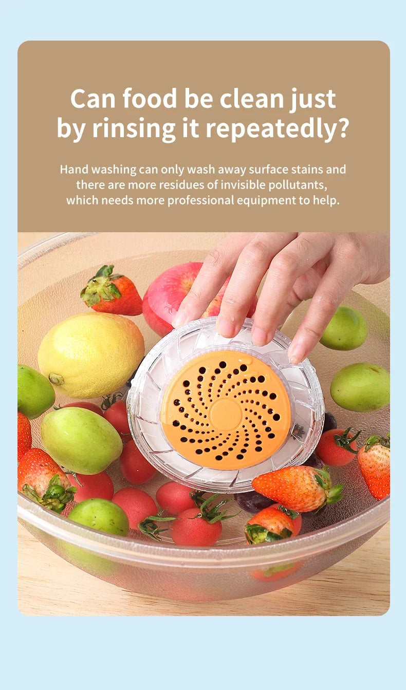 Automatic Portable Fruit & Vegetable Washer