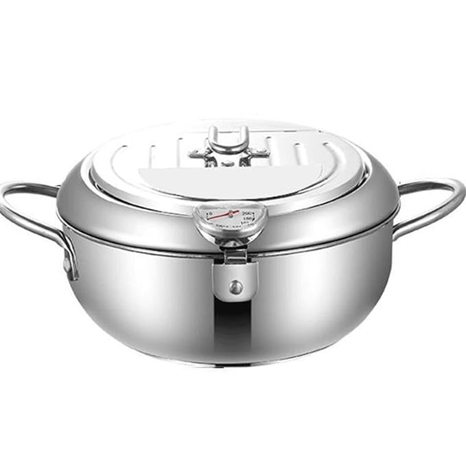 Stainless Steel Japanese Style Frying Pot