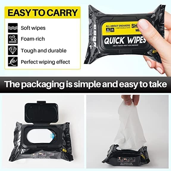 Sneaker Dirt Cleaner Disposable Wet Wipes