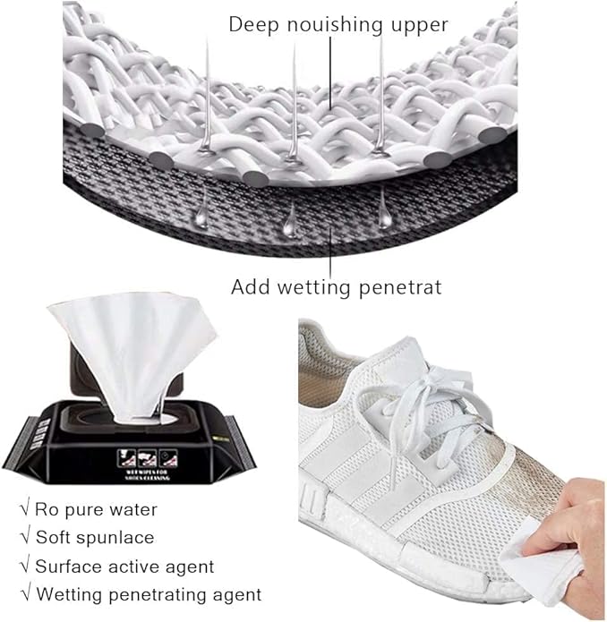 Sneaker Dirt Cleaner Disposable Wet Wipes