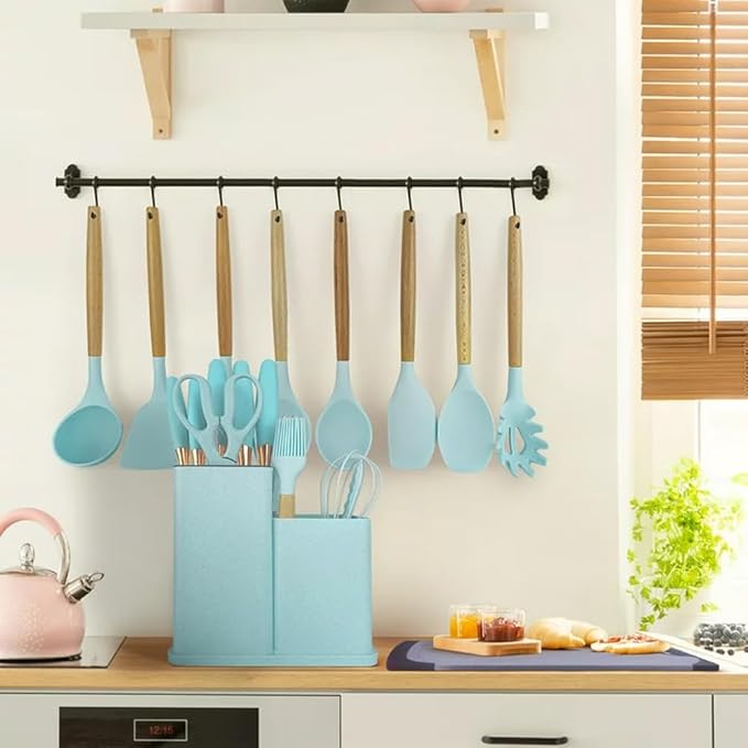 19 PCS Silicone Kitchen Utensils Set