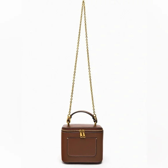 Zara-Inspired Vegan Leather Crossbody Bag
