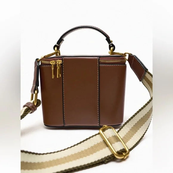 Zara-Inspired Vegan Leather Crossbody Bag