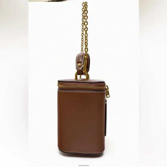 Zara-Inspired Vegan Leather Crossbody Bag