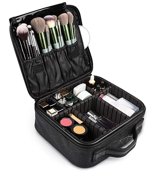 Multi-Compartment Cosmetic Storage Organizer
