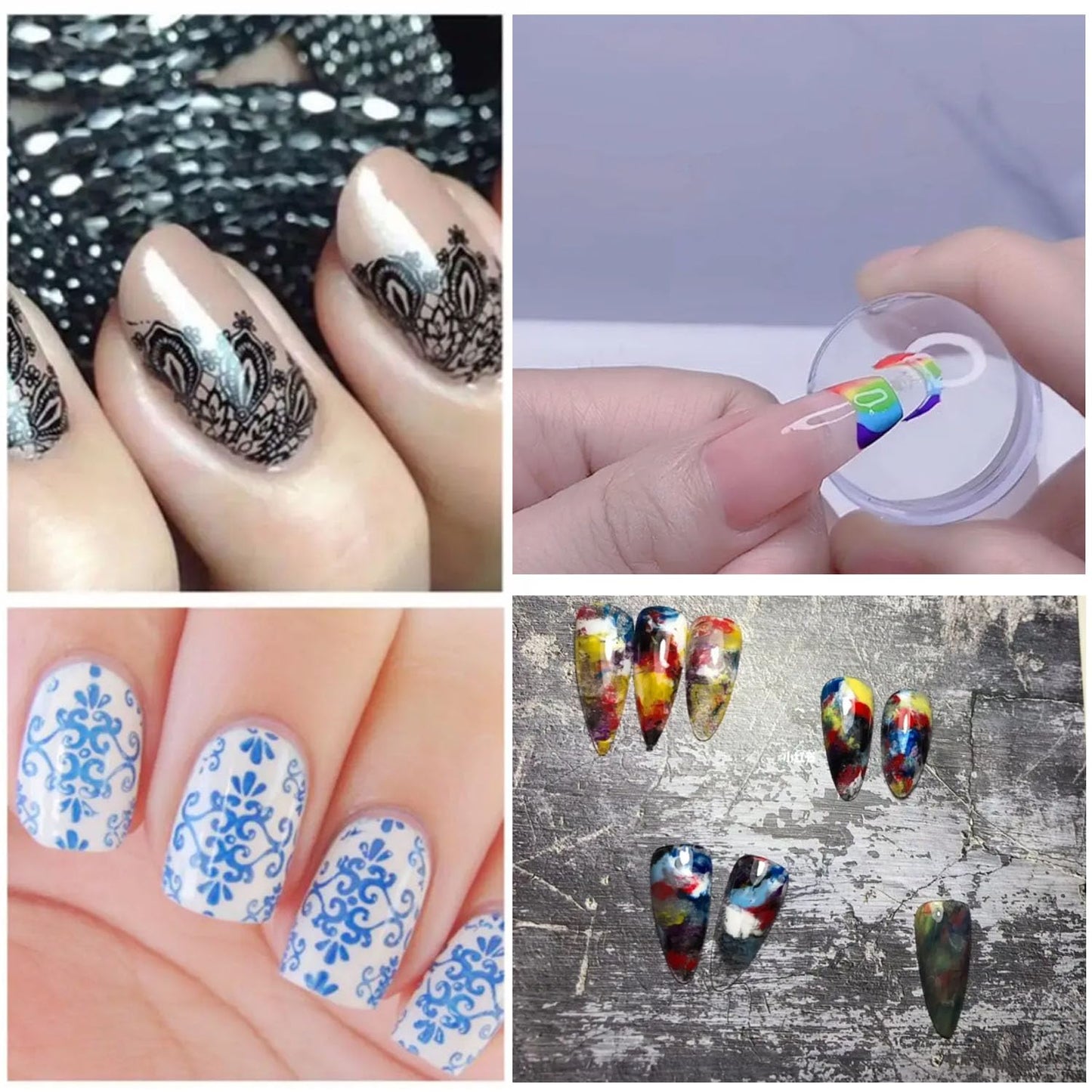 Transparent Silicone Nail Stamper Kit