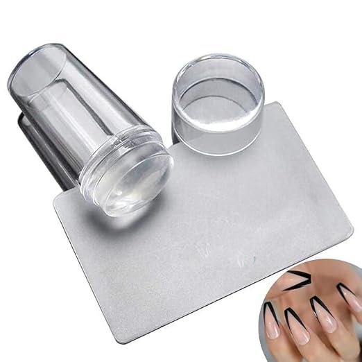 Transparent Silicone Nail Stamper Kit