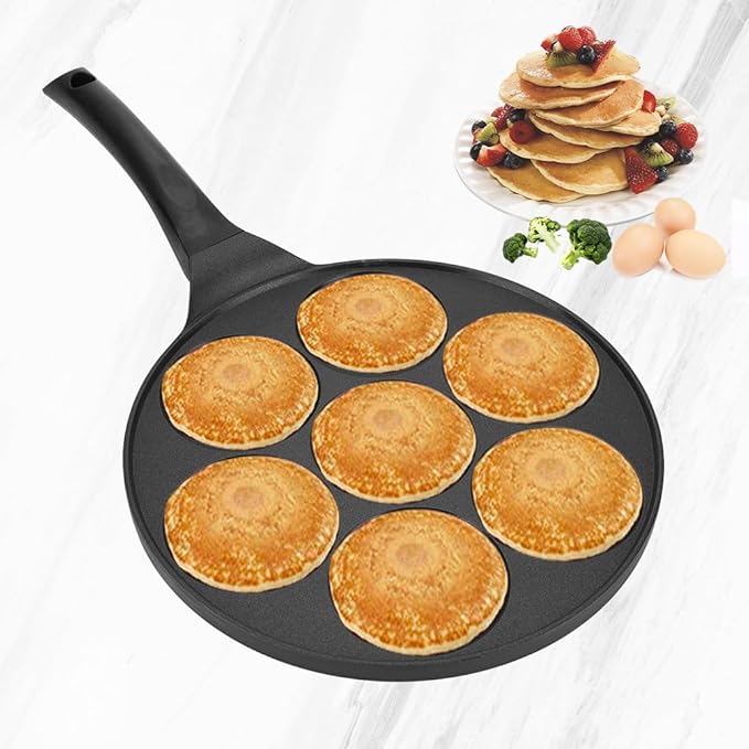 7-Mold Smiley Face Pancake Maker