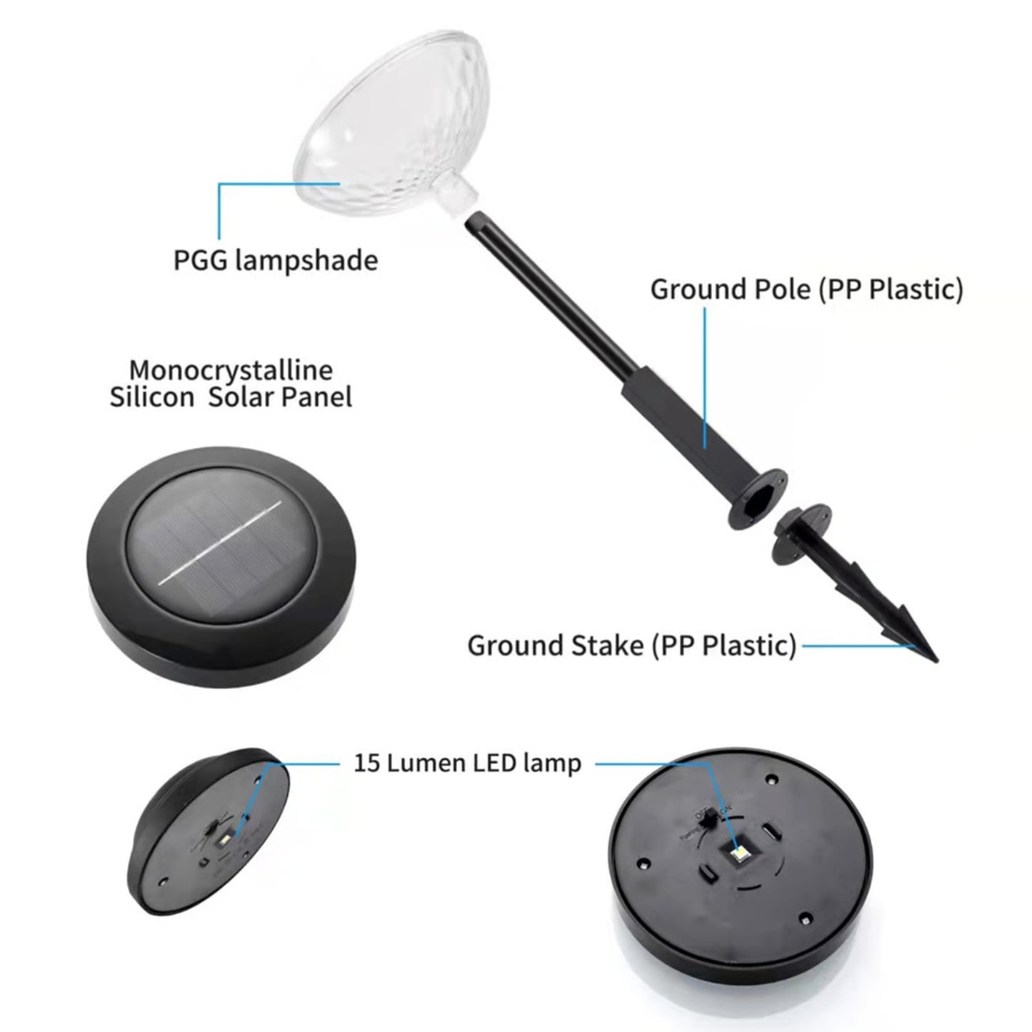 Smart Solar Pathway Lights (Set of 2)