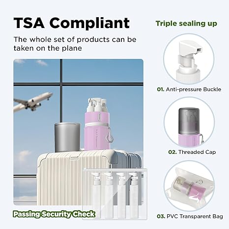 Portable Travel Bottle Set