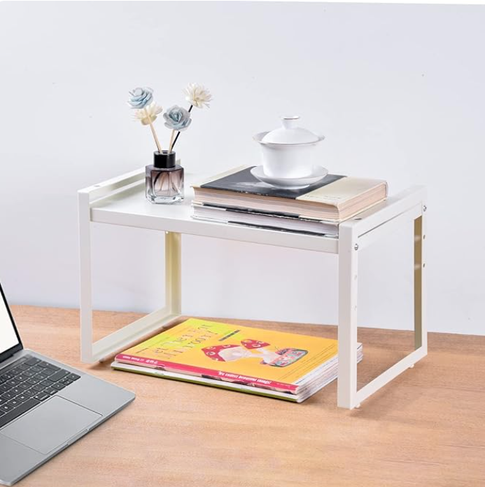 Adjustable Space-Saving Storage Rack