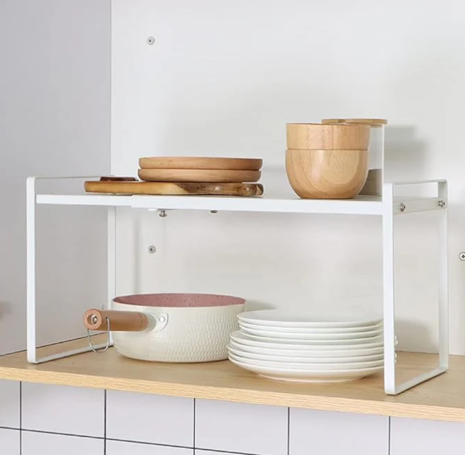 Adjustable Space-Saving Storage Rack