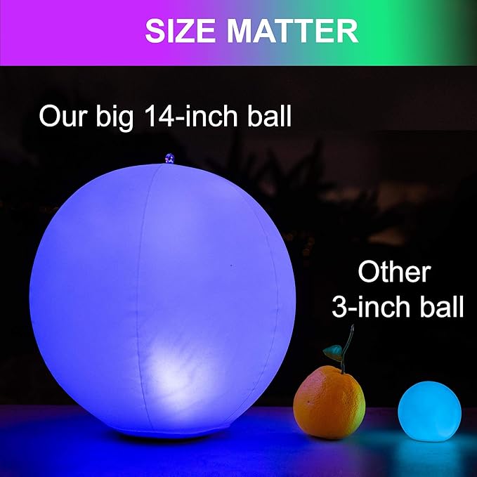 Solar Powered Light Balls (Pack of 2)