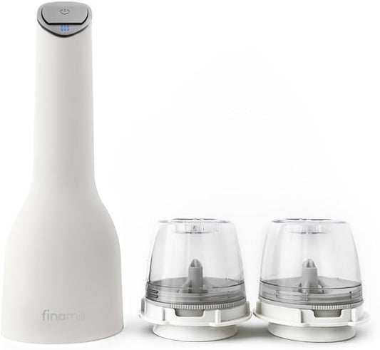 Dual Pod Rechargeable Electric Spice Grinder