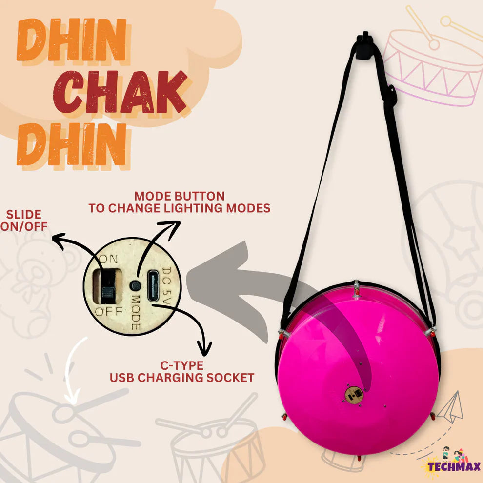 Sensor-Based Lighting Dholak Tasha