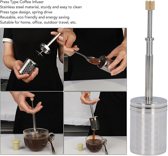 Stainless Steel Portable Coffee and Tea Infuser