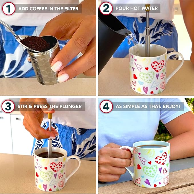 Stainless Steel Portable Coffee and Tea Infuser