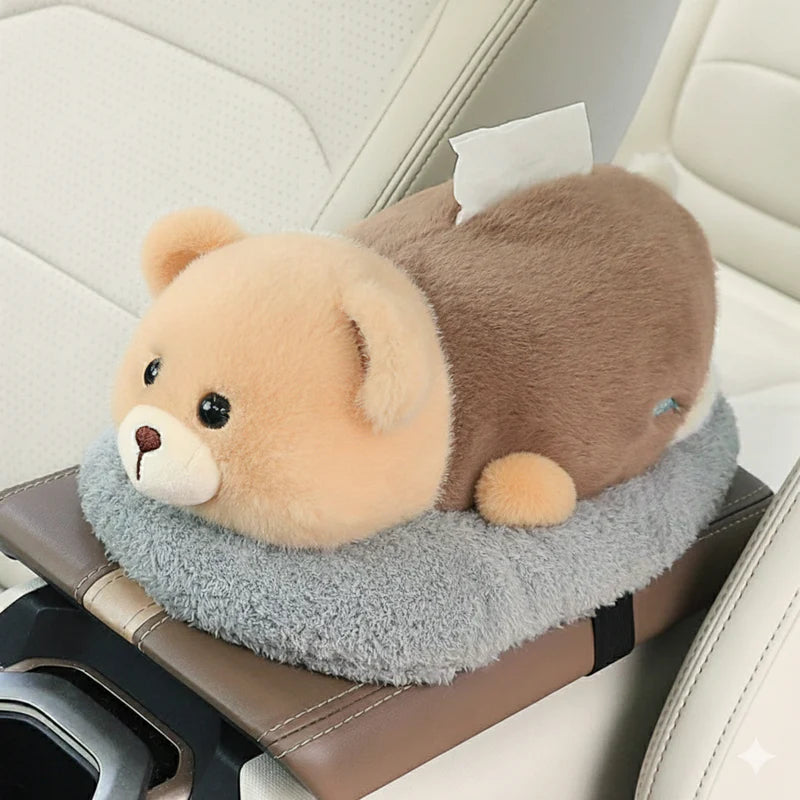 Odour-Free Soft Plush Tissue Organiser