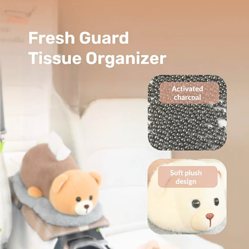 Odour-Free Soft Plush Tissue Organiser