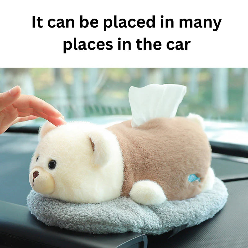 Odour-Free Soft Plush Tissue Organiser