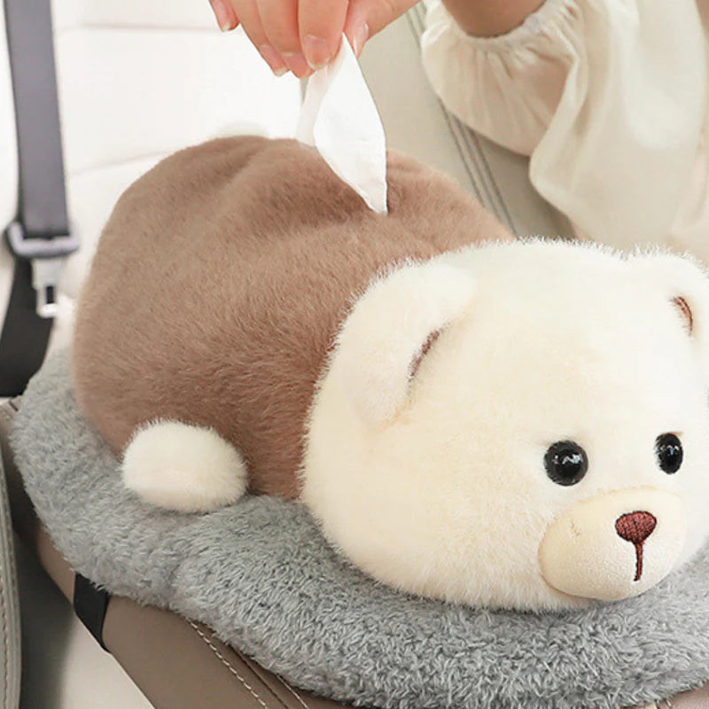 Odour-Free Soft Plush Tissue Organiser
