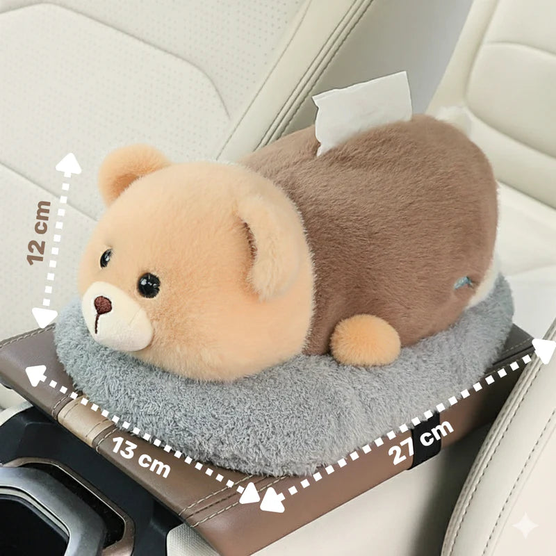 Odour-Free Soft Plush Tissue Organiser