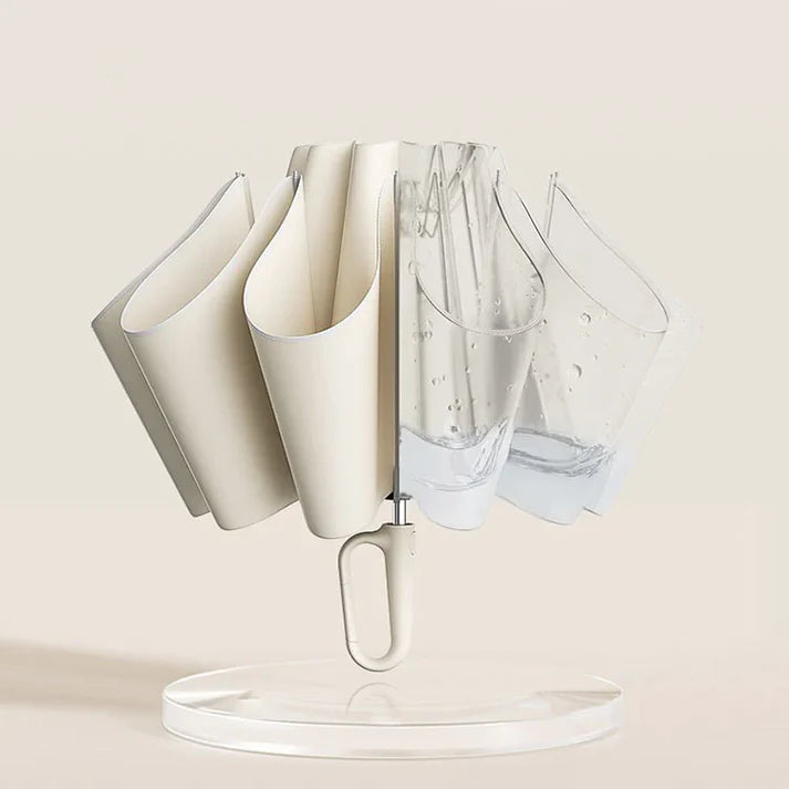 Compact Windproof Ring Buckle Umbrella