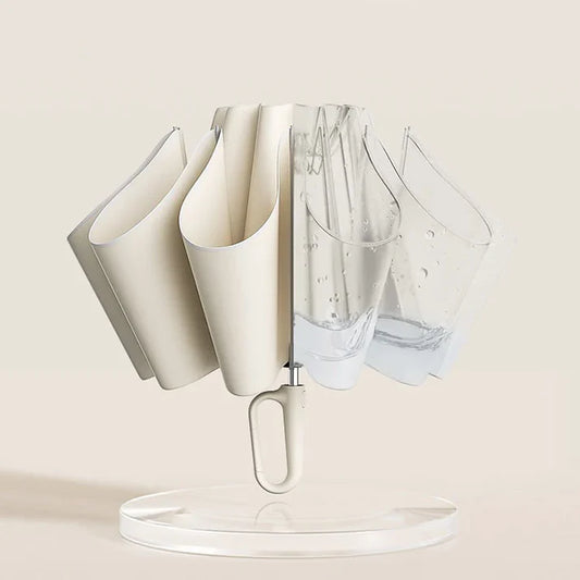 Compact Windproof Ring Buckle Umbrella
