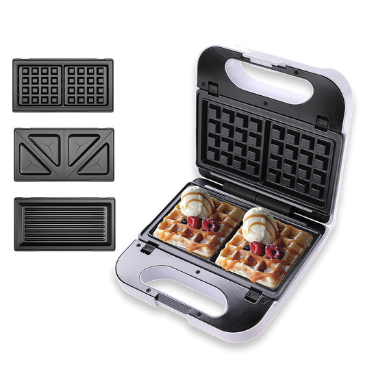 3-in-1 Sandwich & Waffle Maker