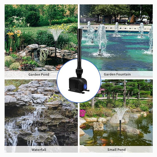 Adjustable Water Flow Submersible Fountain Pump